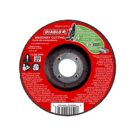 Bsc Preferred 4x18x58 MAS Cut Disc DBD040125701C
